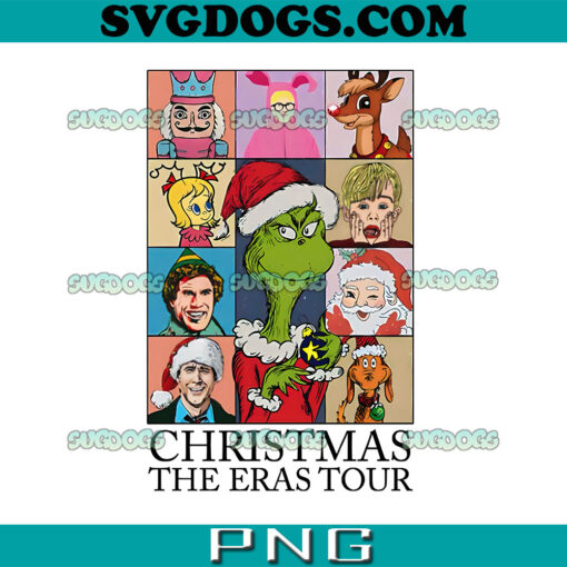 Christmas The Eras Tour PNG, Grinch Christmas PNG