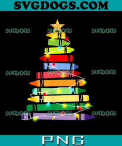 Crayon Christmas Tree Teacher School Student Kindergarten PNG, Christmas Tree PNG, Christmas Teacher Student PNG