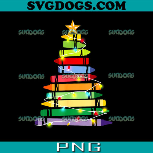 Crayon Christmas Tree Teacher School Student Kindergarten PNG, Christmas Tree PNG, Christmas Teacher Student PNG