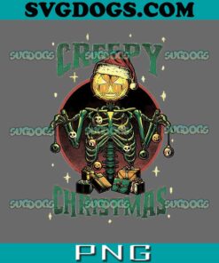 Creepy Christmas PNG, Christmas Skeletons PNG