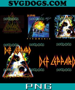 Def Leppard PNG Bundle, Hysteria PNG, Pyromania PNG