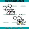 Disney Family Vacation 2023 SVG, Disney Mickey Family SVG PNG EPS DXF