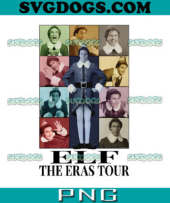 Elf The Eras Tour PNG, Elf Christmas PNG