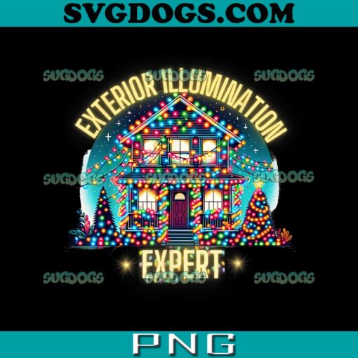 Exterior Illumination Expert PNG, Christmas Lights PNG