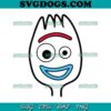 Forky Face SVG, Toy Story SVG, Pixar SVG, Cartoon Spork SVG PNG EPS DXF