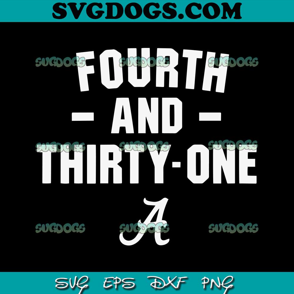 Fourth And Thirty One SVG