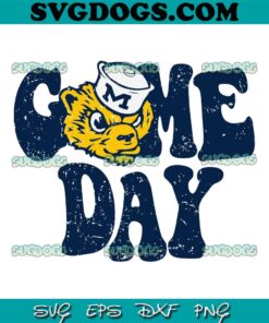 Game Day University Of Michigan SVG, Michigan Football SVG PNG DXF EPS