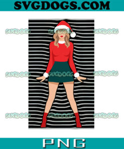 Girl Christmas Fashion PNG, Girl Wearing Christmas Wardrobe Fashionable Style PNG