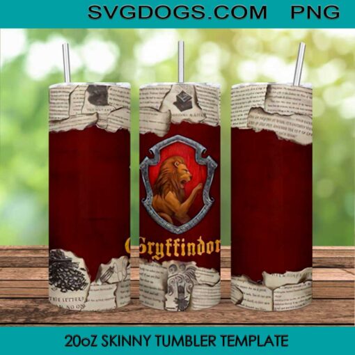 Gryffindor Tumbler Wrap PNG File