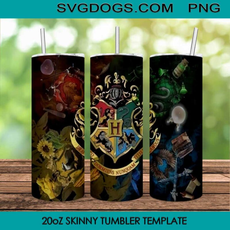 Hogwarts Crest Tumbler Wrap PNG