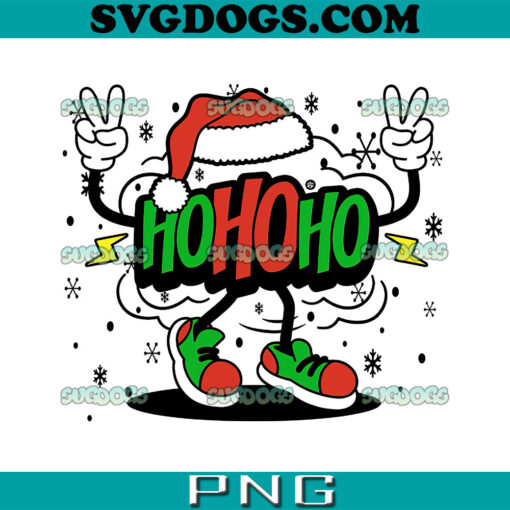 Hohoho Santa PNG, Hello Christmas PNG