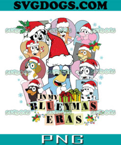 In My Blueymas Eras PNG, Bluey Merry Christmas PNG