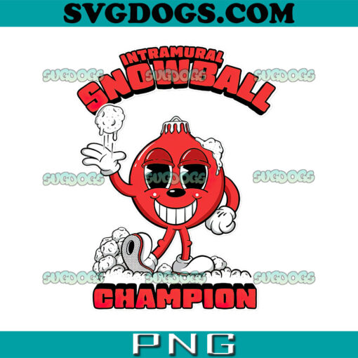 Intramural Snowball Champion PNG, Snowball Fight PNG