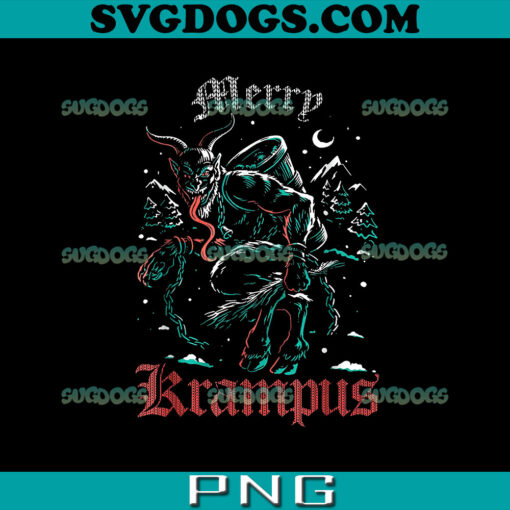 Merry Krampus PNG, Christmas Monster PNG, Krampuslauf PNG