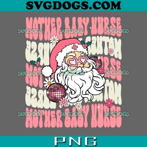 Merry Mother Baby Nurse Christmas PNG