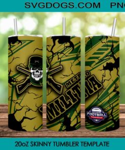 Metro Militia 20oz Skinny Tumbler PNG, Metro Militia Abstract Tumbler Sublimation Design PNG Download