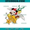 Mickey Minnie Pluto Skiing SVG, Mickey Mouse Christmas SVG PNG EPS DXF