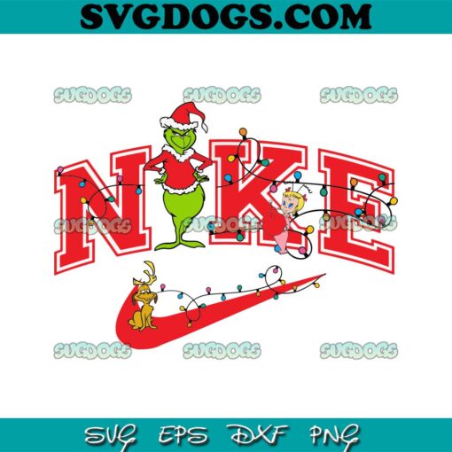 Nike Grinch Christmas SVG PNG