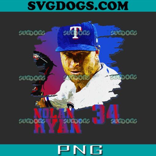 Nolan Ryan 34 PNG, 1967 Topps Nolan Ryan PNG, Texas Rangers PNG