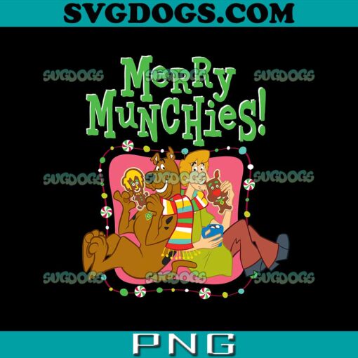 Scooby Doo Christmas PNG, Merry Munchies With Scooby And Shaggy PNG