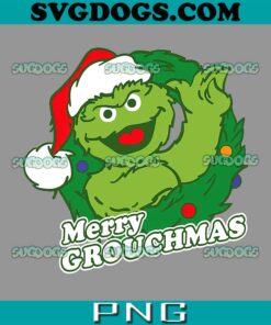 Sesame Street Christmas PNG, Merry Grouchmas PNG