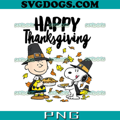 Snoopy Happy Thanksgiving PNG, Charlie Brown And Snoopy Happy Thanksgiving PNG, Thankful PNG