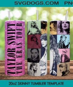 Taylor Swift The Eras Tour 20oz Skinny Tumbler PNG, Taylor New Album Midnigh Tumbler Sublimation Design PNG Download