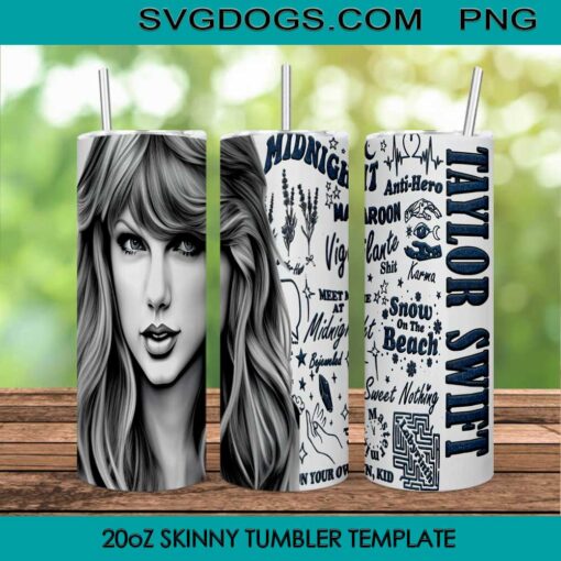 Taylor Swift 1989 20oz Tumbler Wrap PNG File