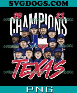 Texas Baseball Champions 2023 PNG, Official Texas Baseball PNG, Texas Rangers PNG