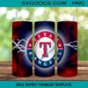 Texas Rangers Logo 20oz Skinny Tumbler PNG, Texas Rangers World Series Champions Tumbler Sublimation Design PNG Download