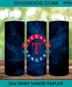 Texas Rangers World Series 20oz Skinny Tumbler PNG, Texas Rangers Tumbler Sublimation Design PNG Download