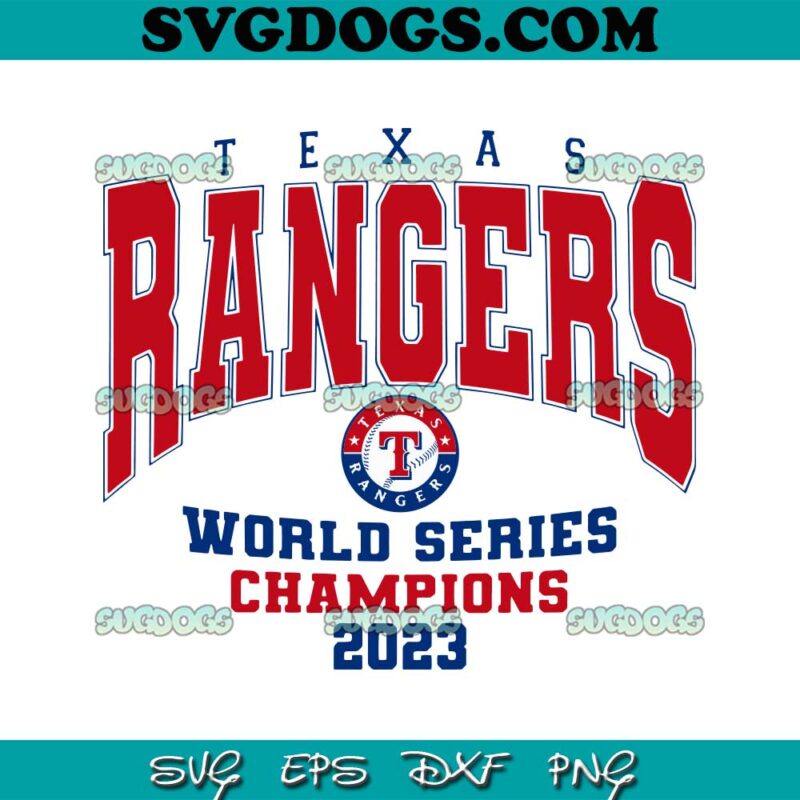 Texas Rangers World Series 2023 SVG