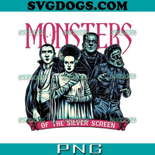 The Monsters PNG, Of The Silver Screen PNG, Universal Monsters PNG, Halloween PNG