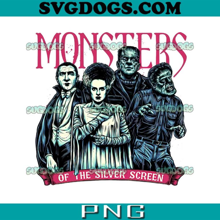 The Monsters PNG, Of The Silver Screen PNG, Universal Monsters PNG ...