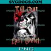 From Our First Kiss PNG, Sugar Skull With Roses Goth Lovers PNG