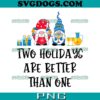 Two Holidays Are Better Than One PNG, Christmas Hanukkah Jewish PNG