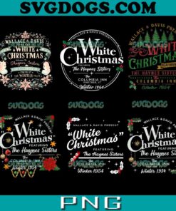 White Christmas Movie PNG Bundle, Davis Haynes Sister PNG Bundle