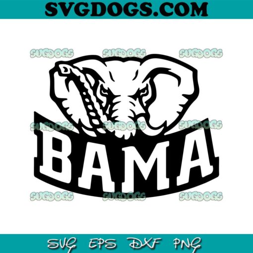 Bama SVG, Alabama Crimson Tide SVG PNG DXF EPS