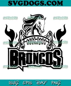 Broncos Football SVG, Denver Broncos SVG PNG EPS DXF