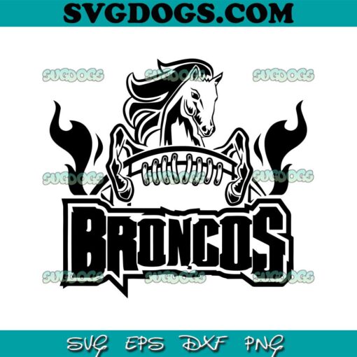 Broncos Football SVG, Denver Broncos SVG PNG EPS DXF