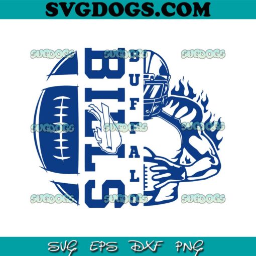 Buffalo Bills Football Player SVG, Bills SVG PNG EPS DXF