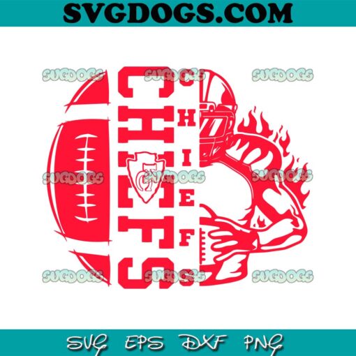 Chiefs Football Player SVG, Kansas City Chiefs SVG PNG EPS DXF