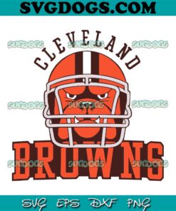 Cleveland Browns Mascot Helmet SVG, Cleveland Browns SVG PNG EPS DXF