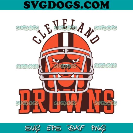 Cleveland Browns Mascot Helmet SVG, Cleveland Browns SVG PNG EPS DXF