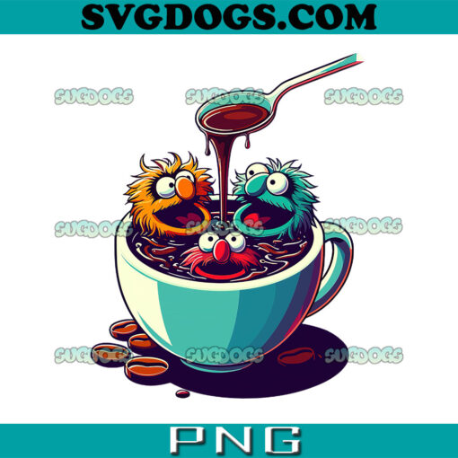 Coffee Muppet PNG, Cartoon Muppet PNG