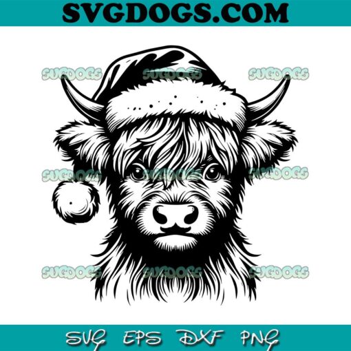 Cow Christmas SVG