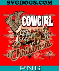Cowgirl Christmas PNG