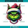 Boujie Green Girl Christmas PNG, Pink Leopard Grinch Coffee PNG