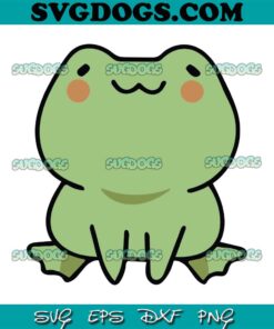 Cute Frog SVG PNG EPS DXF