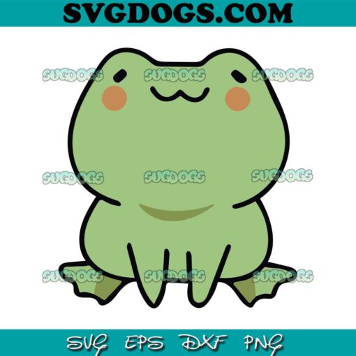 Cute Frog SVG PNG EPS DXF